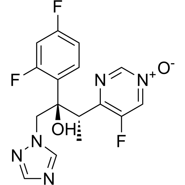 Voriconazole N-oxide Structure