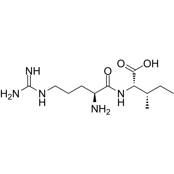 Arginylisoleucine Structure