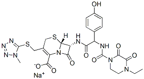 Cefoperazone sodium Structure