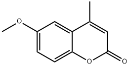 6-Methoxy-4-methylcoumarin Structure