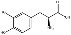 3,4-Dihydroxy-DL-phenylalanine Structure
