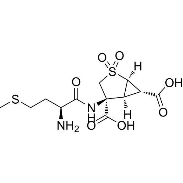 Pomaglumetad methionil anhydrous Structure