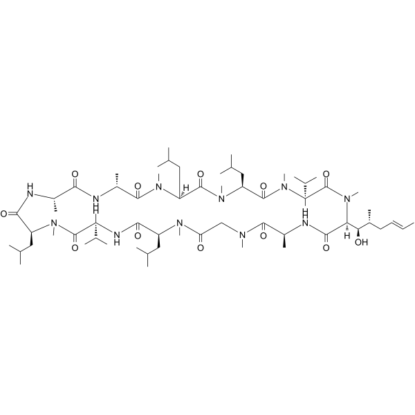 Cyclosporin B  Structure