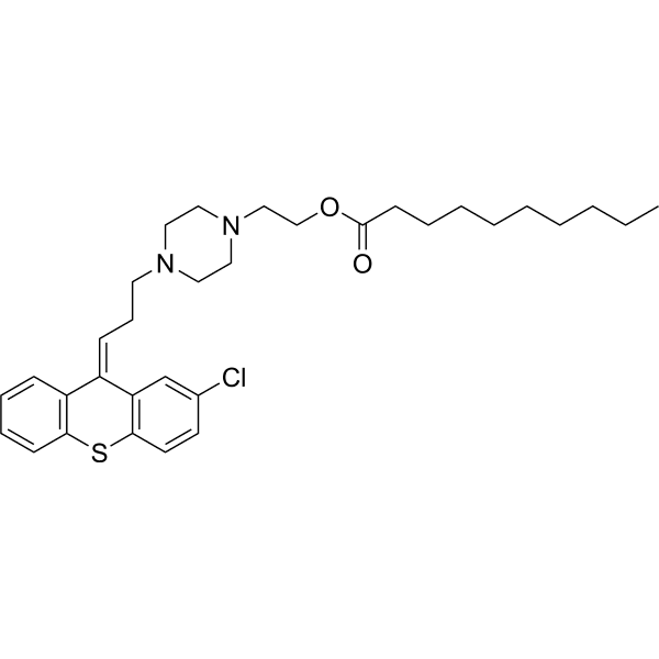 Zuclopenthixol decanoate Structure