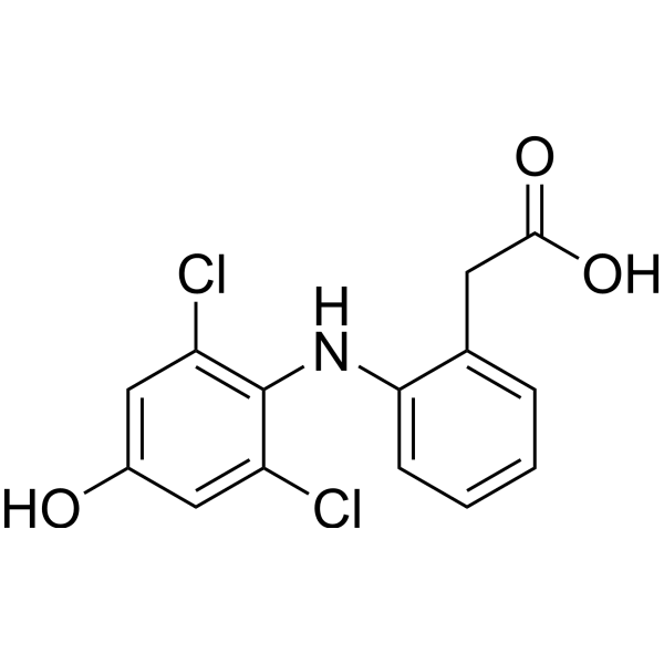 4'-Hydroxy diclofenac Structure