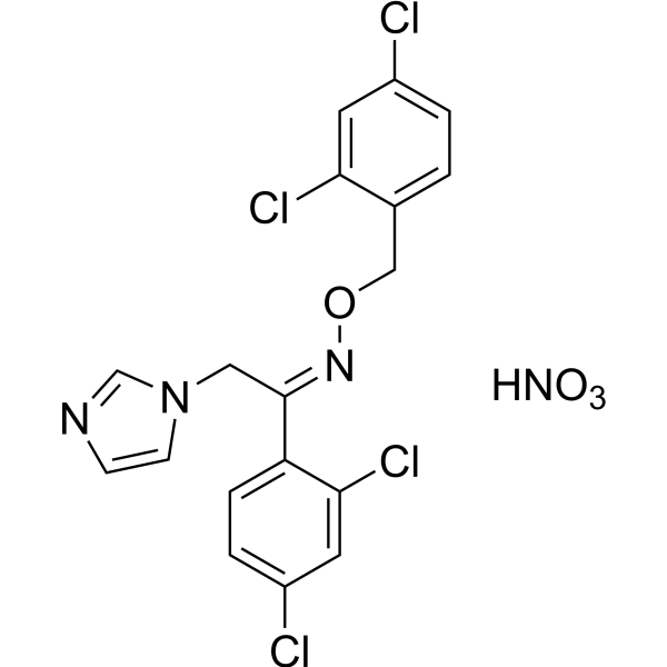 Oxiconazole nitrate Structure
