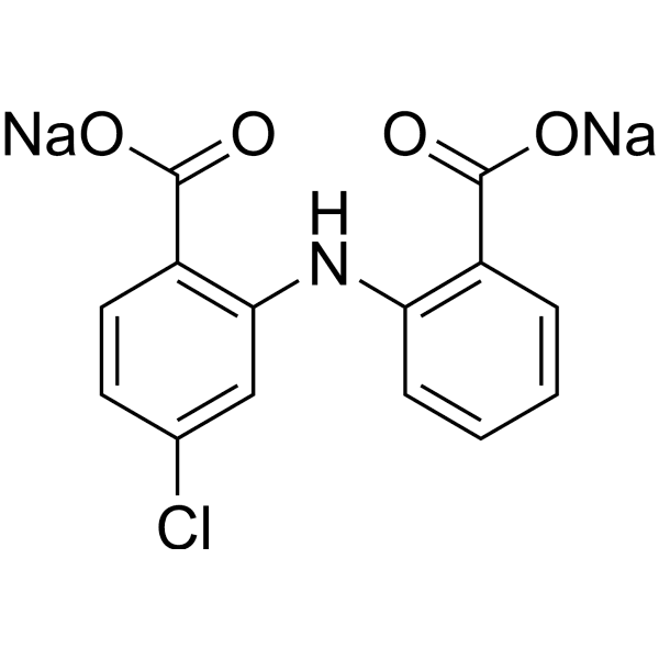 Lobenzarit disodium Structure