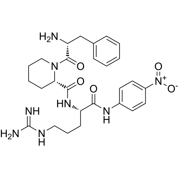 H-D-Phe-Pip-Arg-pNA Structure