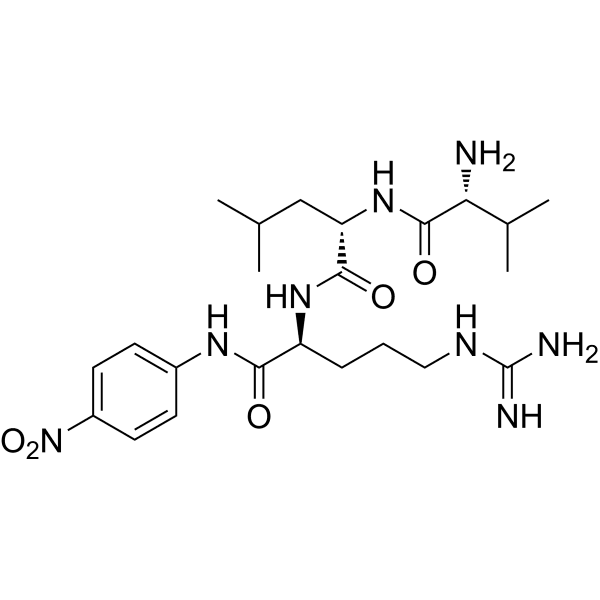 D-Val-Leu-Arg-pNA Structure