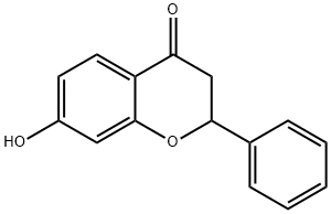 7-Hydroxyflavanone Structure