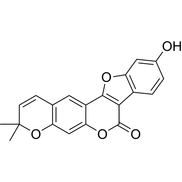 4'',5''-Dehydroisopsoralidin Structure