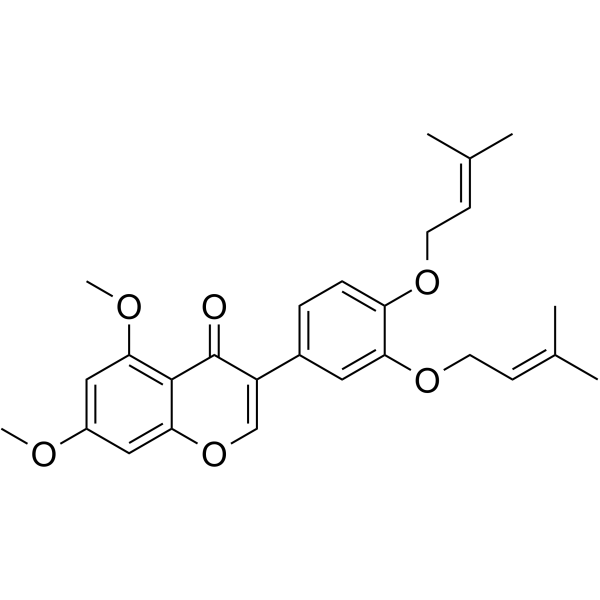 Glabrescione B Structure