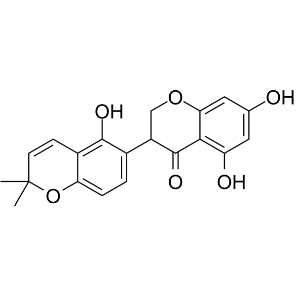 Licoisoflavanone  Structure