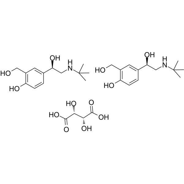 Levalbuterol tartrate Structure