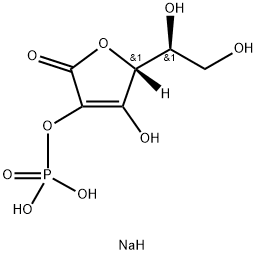 Sodium L-ascorbyl-2-phosphate Structure