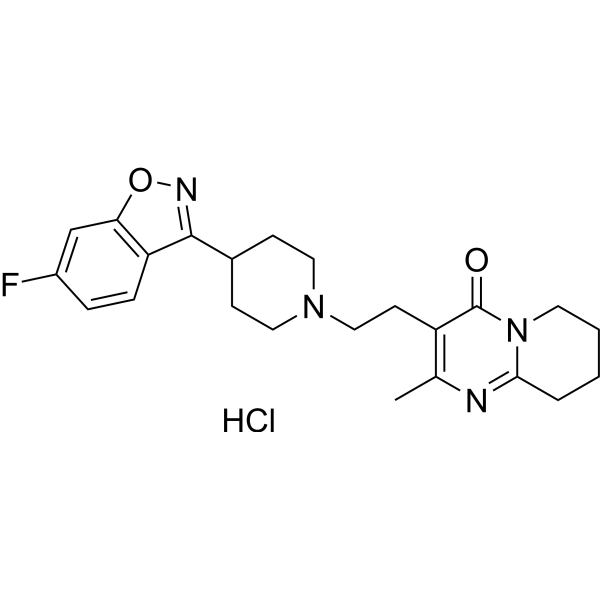 Risperidone hydrochloride Structure