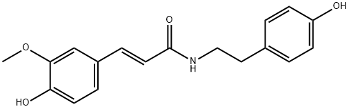 N-trans-Feruloyltyramine Structure