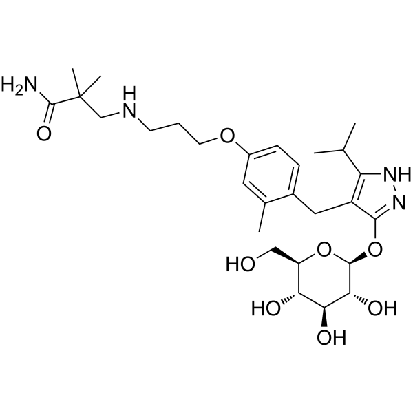 Mizagliflozin Structure