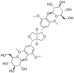 (-)-Syringaresinol di-O-glucoside Structure