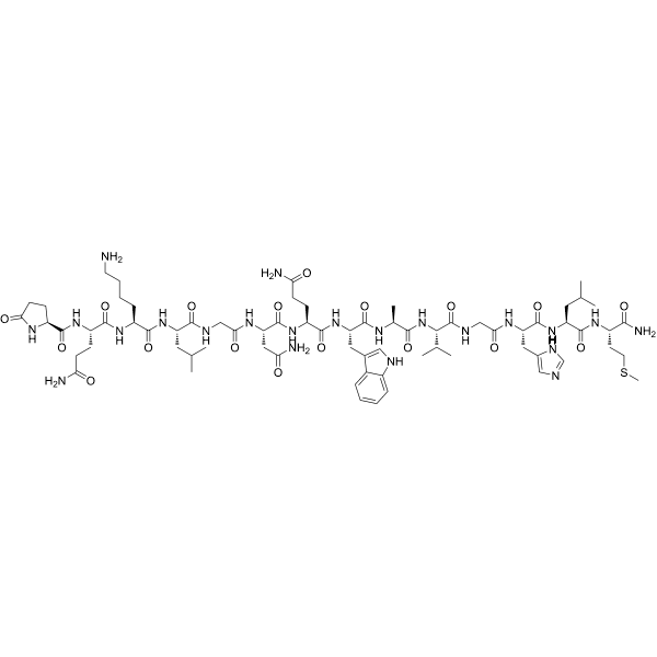 [Lys3]-Bombesin Structure