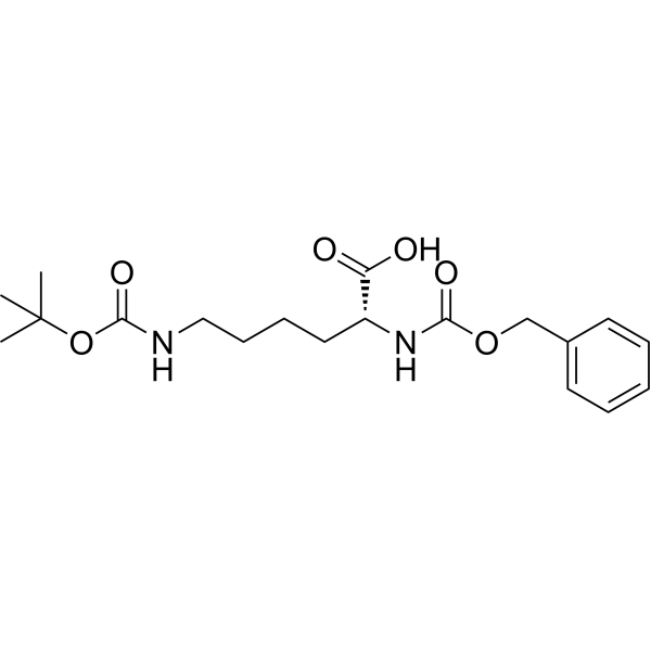 Z-D-Lys(Boc)-OH Structure