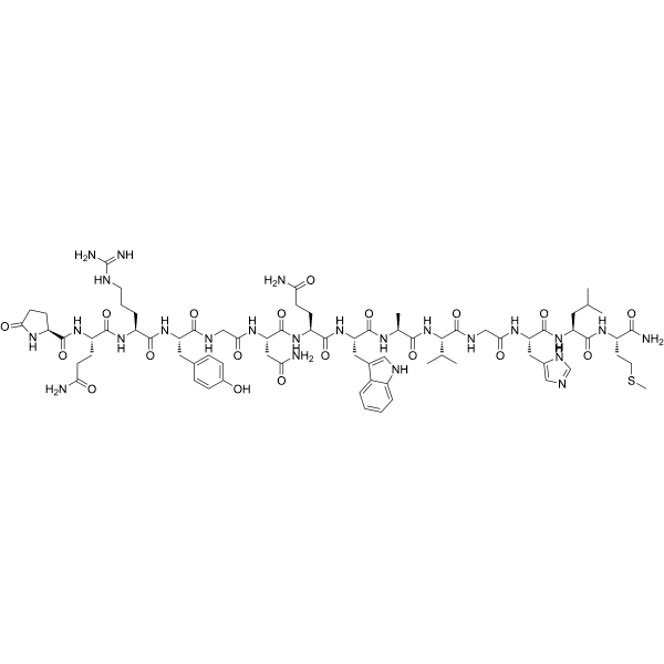 [Tyr4]-Bombesin Structure