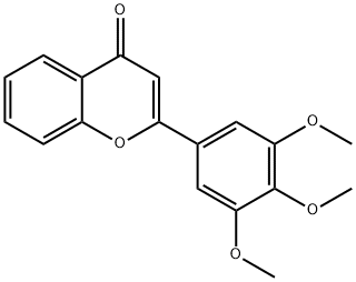 3',4',5'-Trimethoxyflavone Structure
