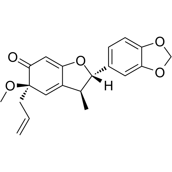 1,6-Dihydro-4,7'-Epoxy-1-Methoxy-3',4'-Methylenedioxy-6-Oxo-3,8'-Lignan Structure