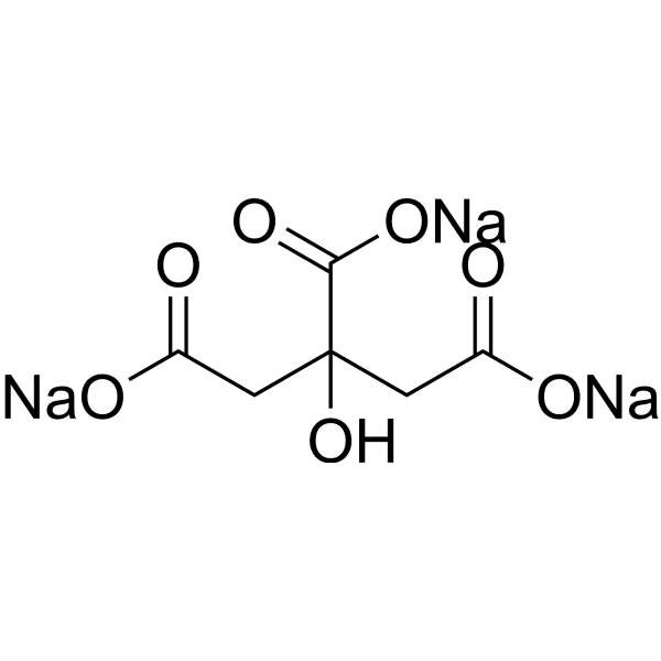 Sodium citrate Structure