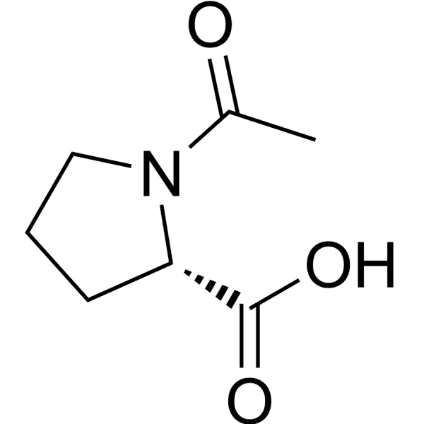 N-Acetyl-L-proline Structure