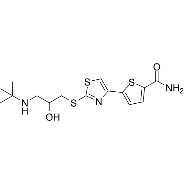 Arotinolol Structure