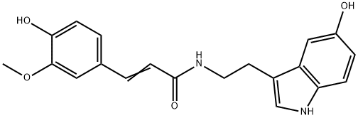 N-Feruloylserotonin Structure