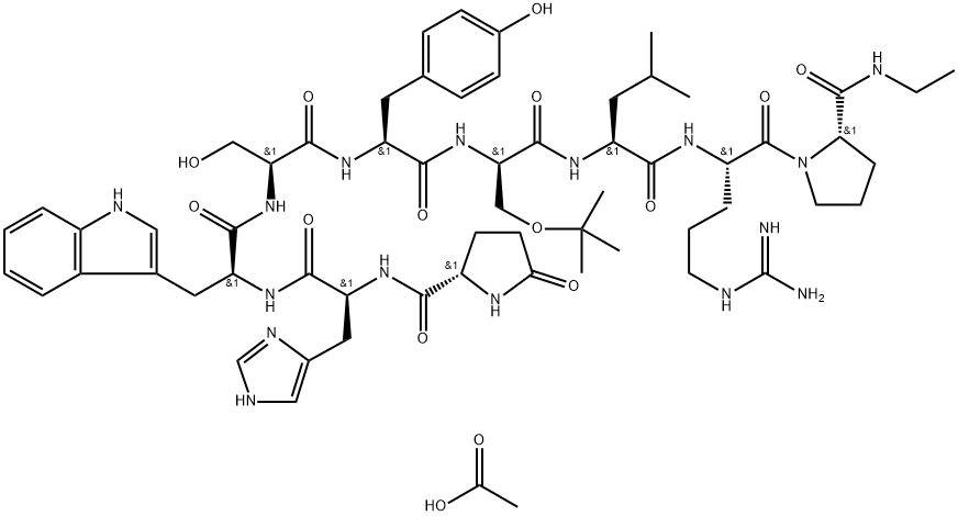 Buserelin Acetate Structure