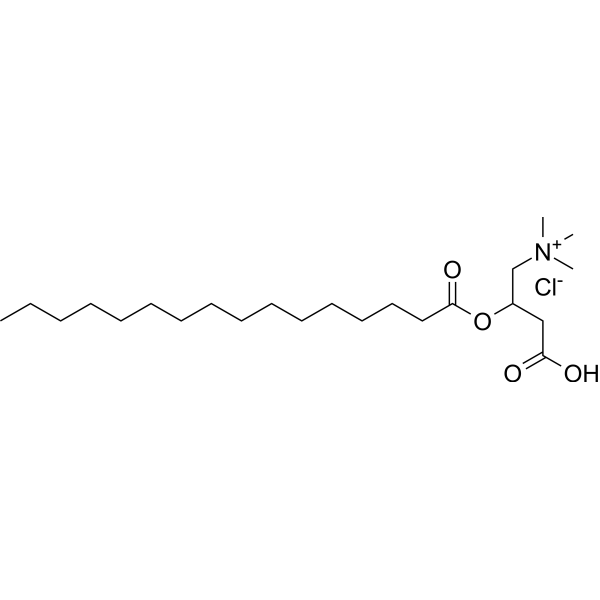 Palmitoylcarnitine chloride  Structure