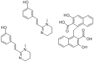 Oxantel Pamoate Structure