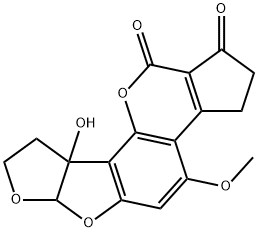 Aflatoxin M2 Structure