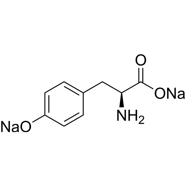 L-Tyrosine disodium salt Structure