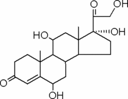 6β-Hydroxycortisol Structure