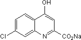 7-Chlorokynurenic acid sodium salt Structure