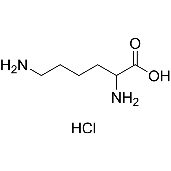 DL-Lysine Monohydrochloride Structure