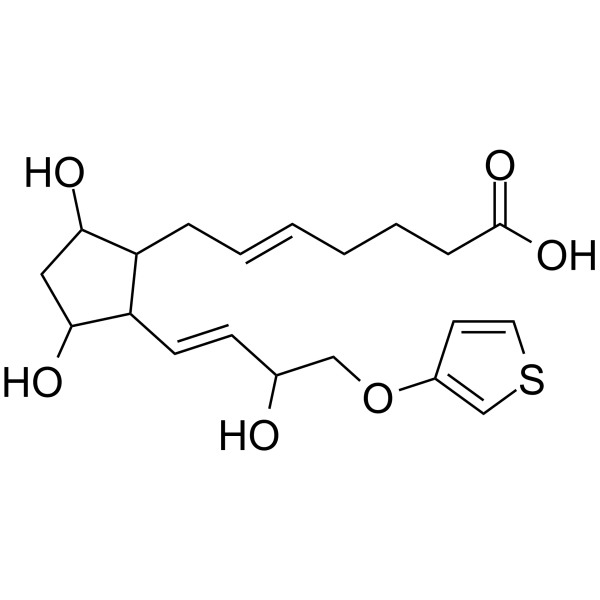 Tiaprost Structure