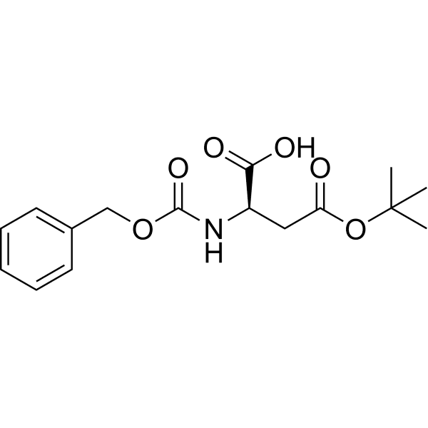 Z-D-Asp(OtBu)-OH Structure