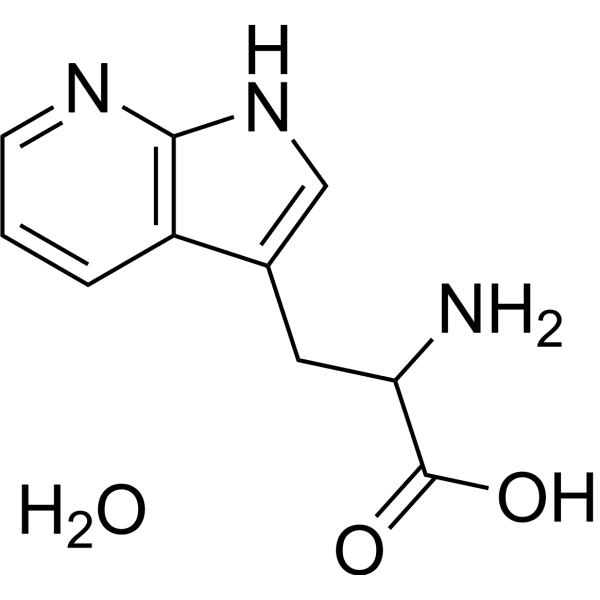 D, L-Azatryptophan hydrate Structure