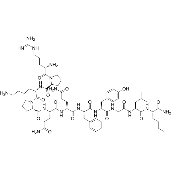 [Tyr8, Nle11] Substance P Structure