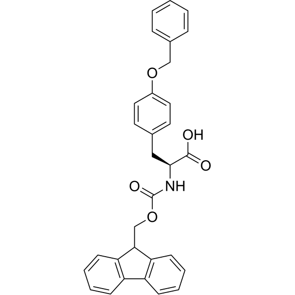 N-Fmoc-O-benzyl-L-tyrosine Structure
