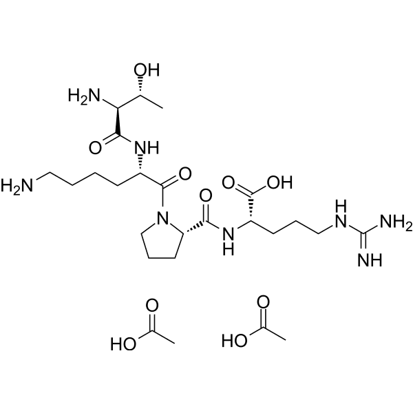 Tuftsin diacetate Structure