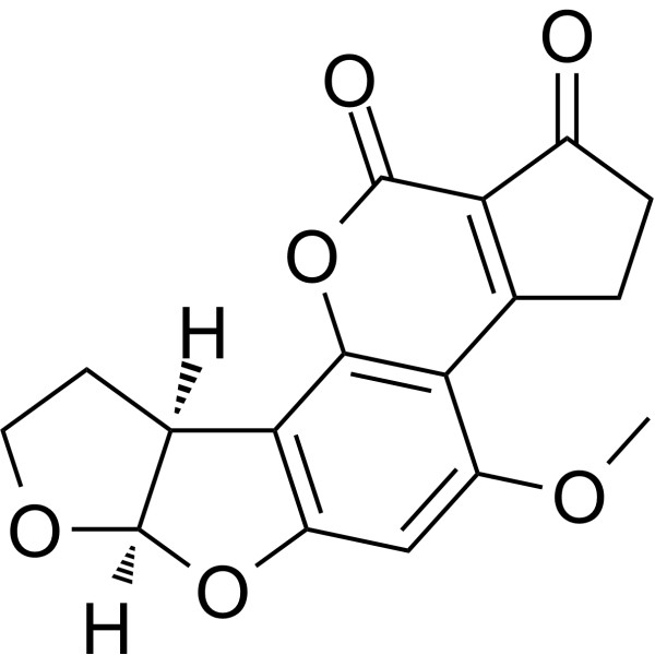 Aflatoxin B2 Structure