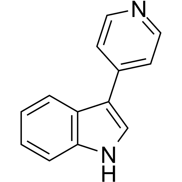 3-(4-Pyridyl)indole Structure