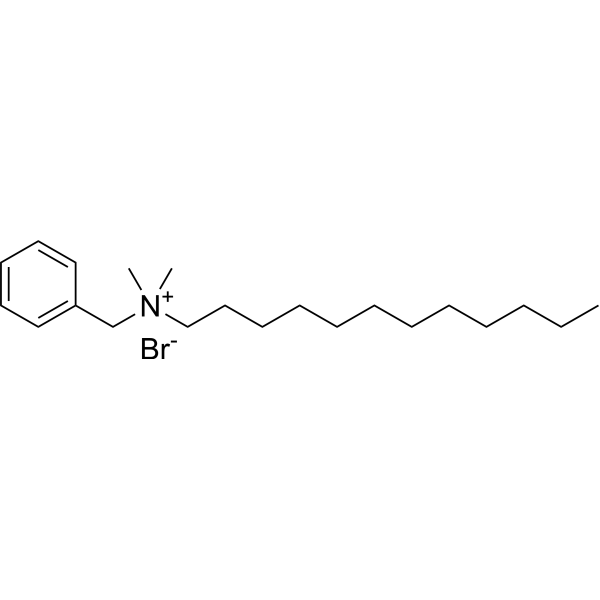 Benzalkonium bromide Structure