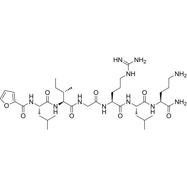 2-Furoyl-LIGRLO-amide  Structure